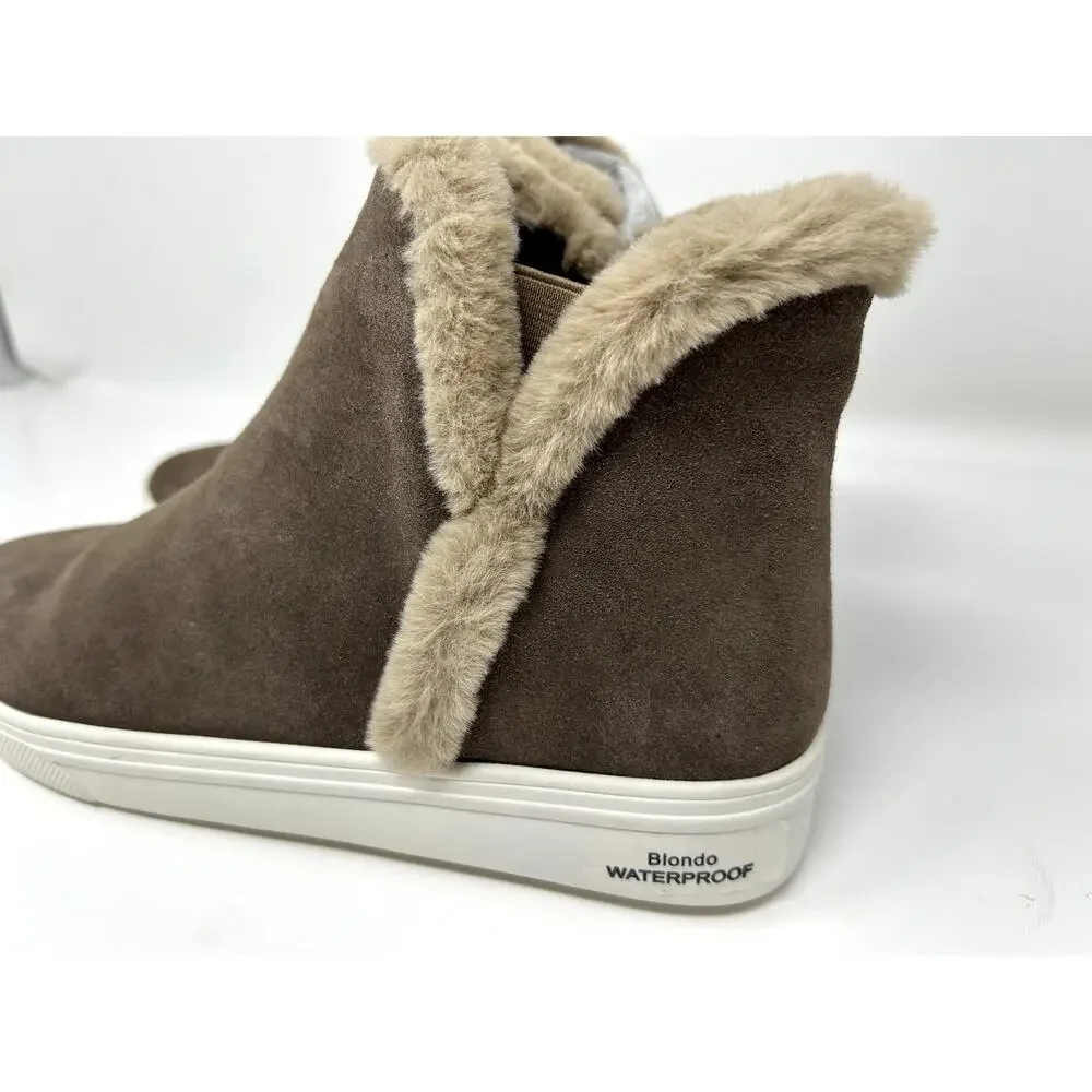 Blondo Women's Gianna Sneaker, Taupe, Size 7.5 M